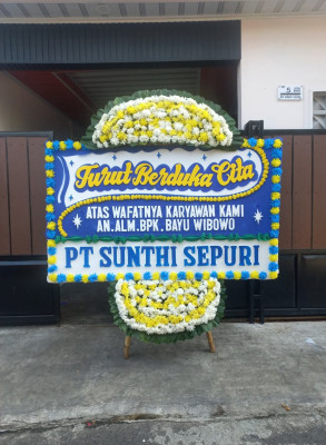 Papan Bunga Duka di Solok Selatan