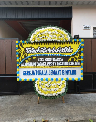 Papan Bunga Duka di Solok Selatan