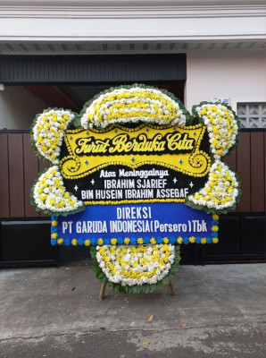 Papan Bunga Duka di Solok Selatan