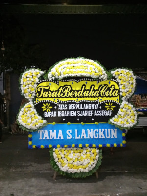 Papan Bunga Duka di Solok Selatan